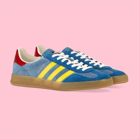 gazzelle gucci adidas|Gucci gazelle blue Adidas.